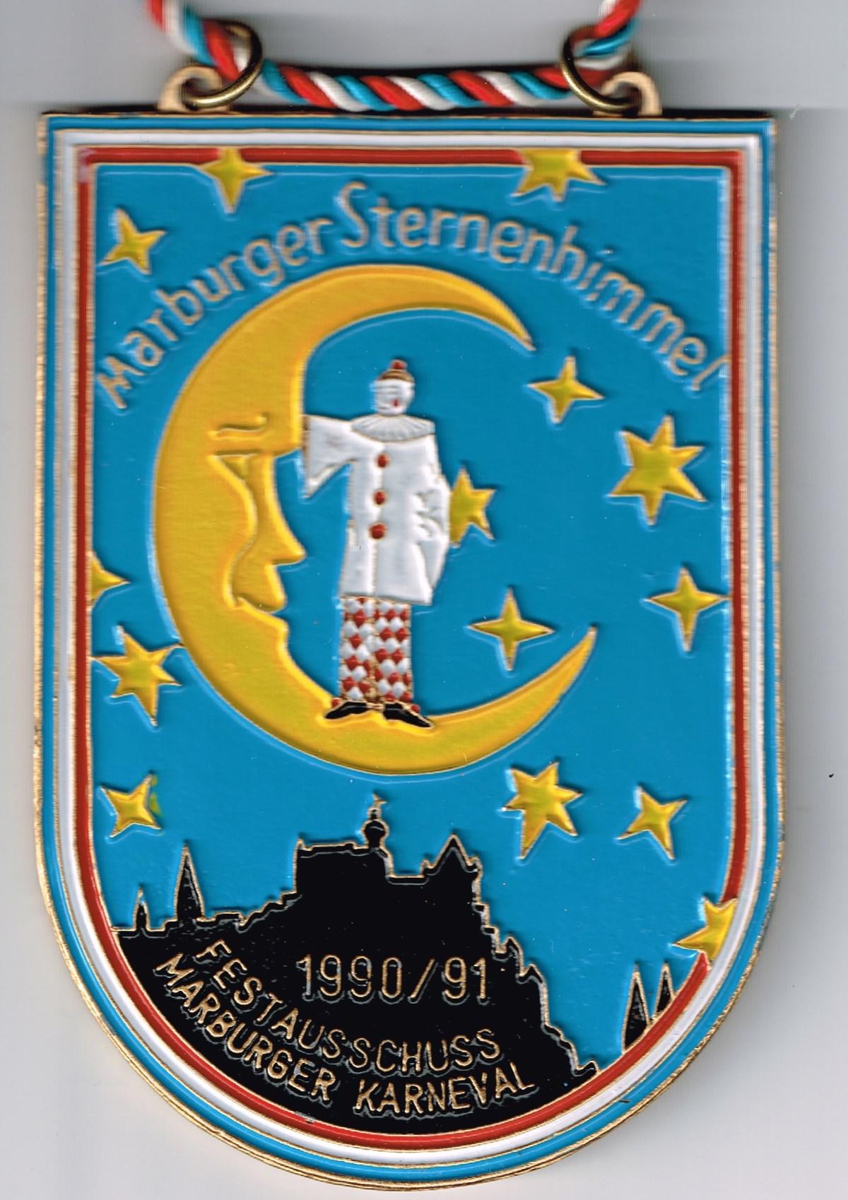 Orden des Festausschuss Marburger Karneval 1990/1991