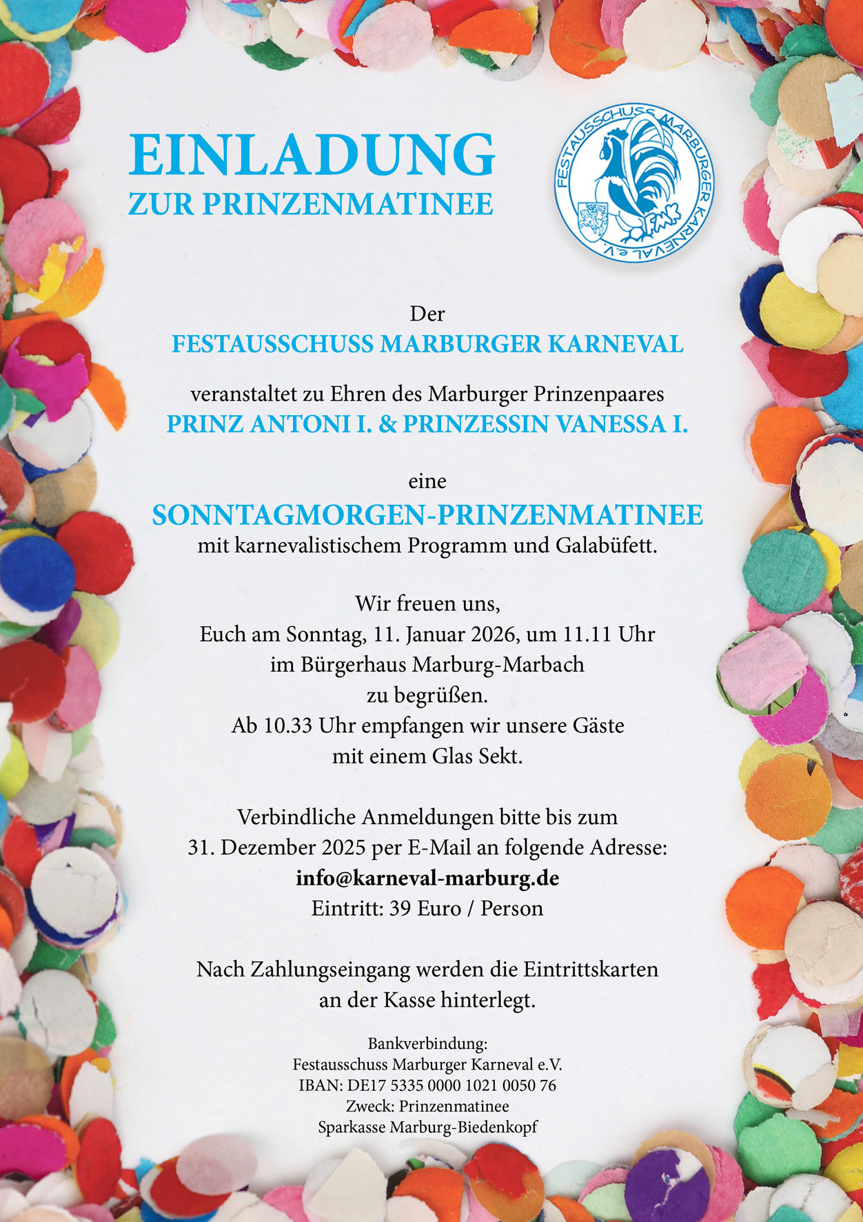 Prinzenmatinee 2026