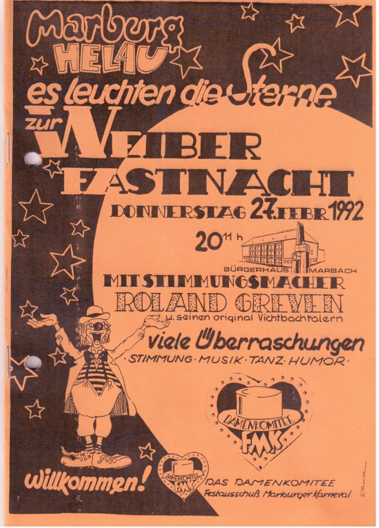 Titel Narrenblatt 1992