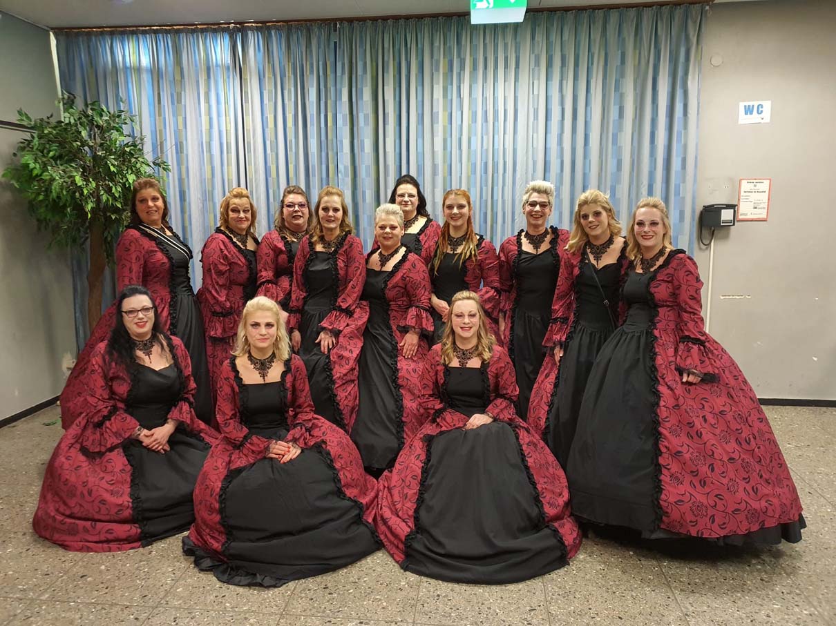 Das Damenkomitee des Festausschuss Marburger Karneval