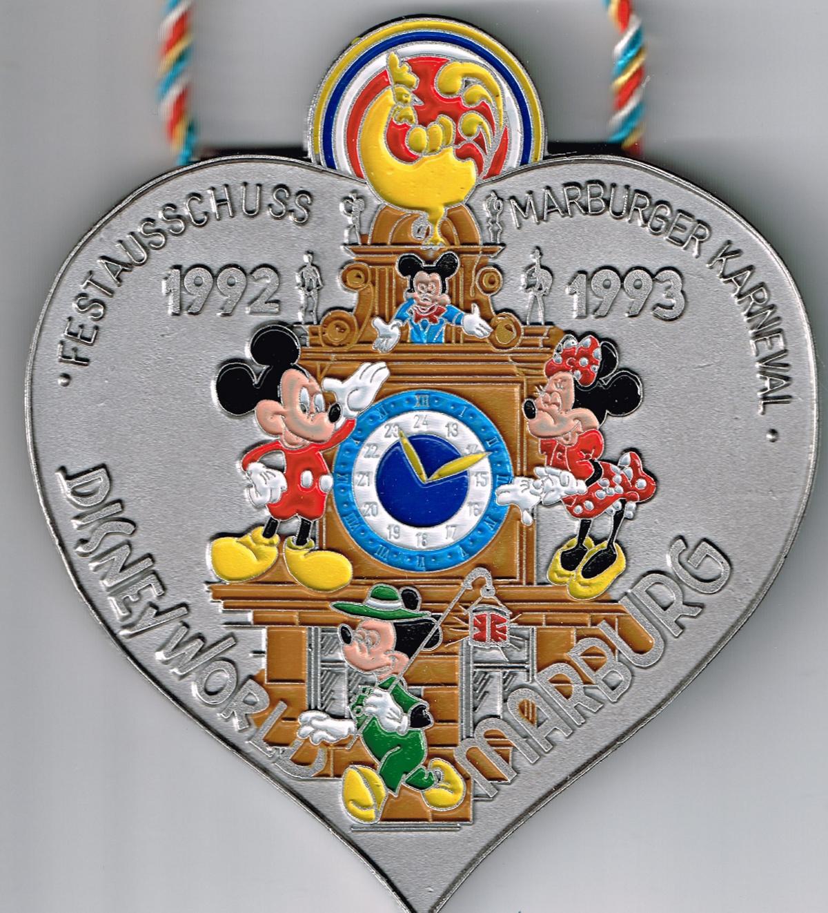 Orden des Festausschuss Marburger Karneval 1992/1993
