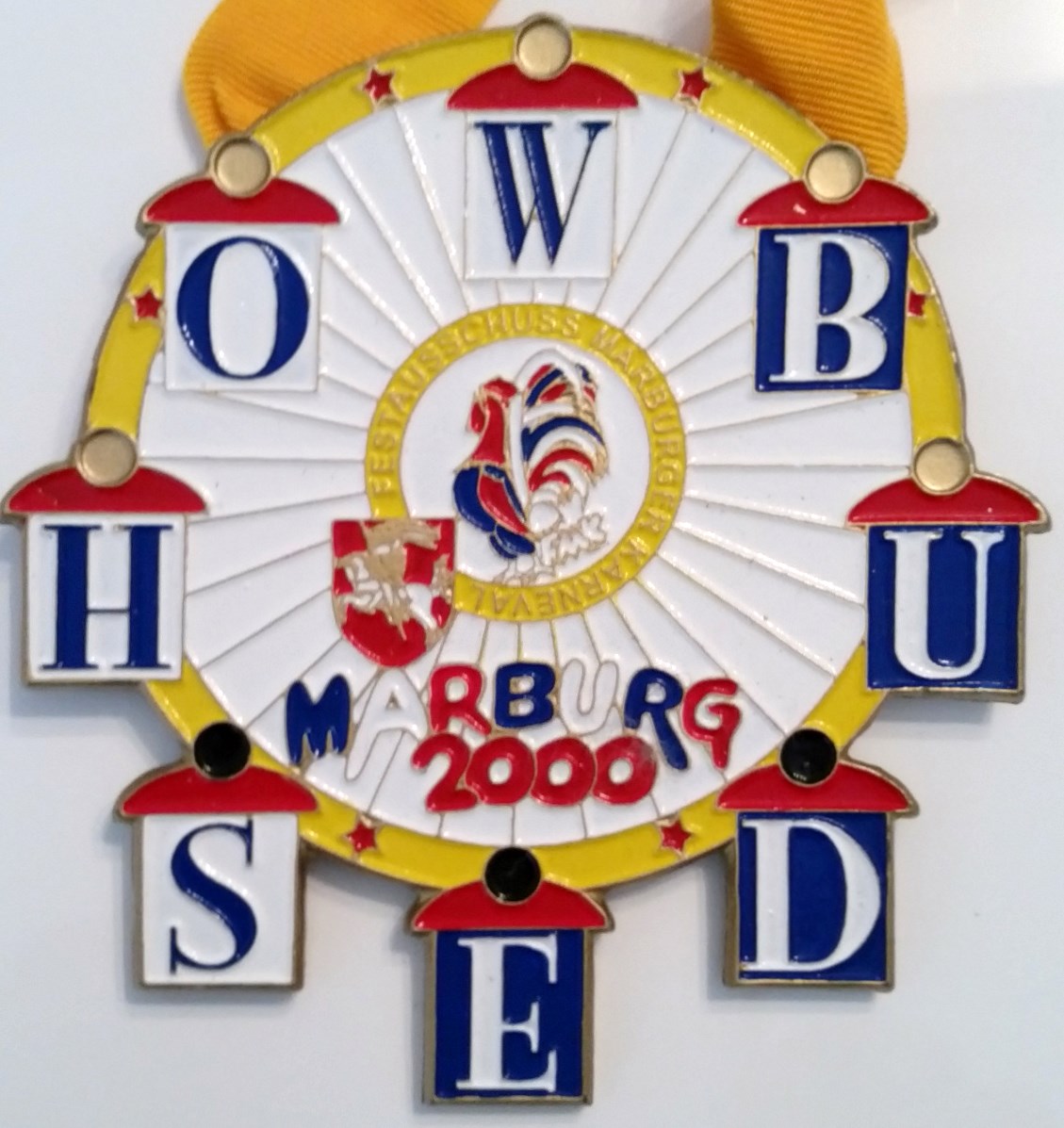 Orden des Festausschuss Marburger Karneval 1999/2000