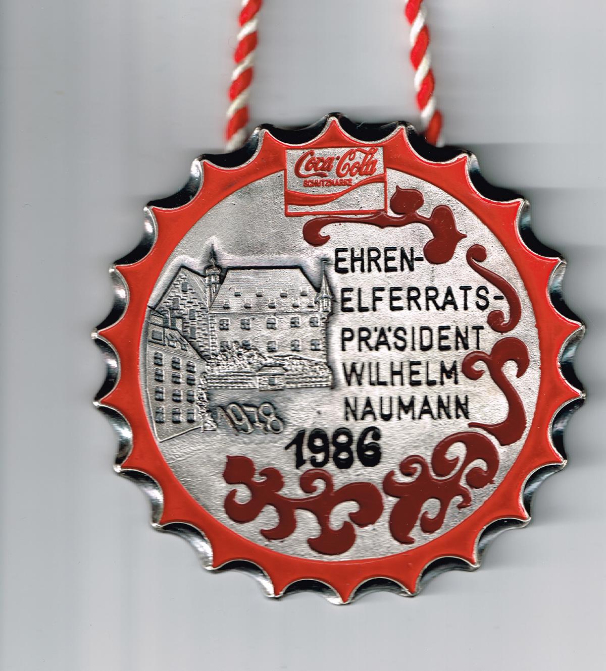 Orden des 12. Ehrenelferrats­präsidenten Wilhelm Naumann 1985/1986